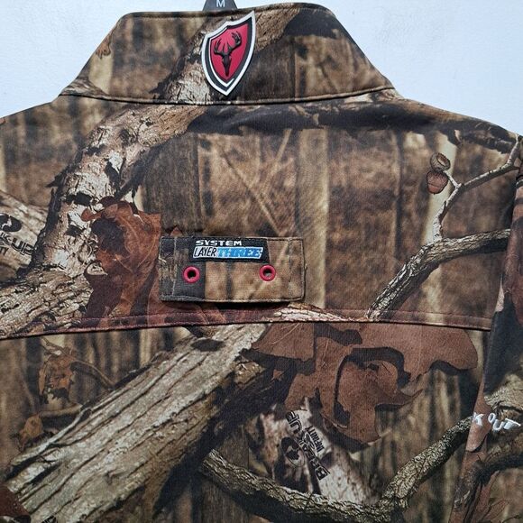 Scent Blocker Womens Knock Out Camo Hunting Zip-Up Real Tree Jacket Large Multi - Picture 9 of 17